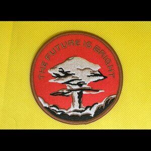 Future is Bright Nuclear Design Iron-On Patches for Clothing & Accessories